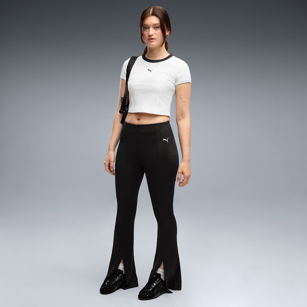 Леггинсы женские PUMA Essentials Flared Pintuck