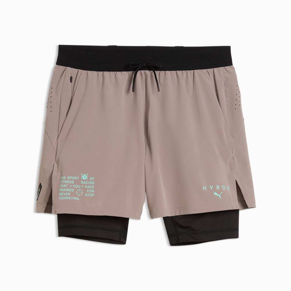 Шорты мужские PUMA x HYROX PWRMODE 2 в 1