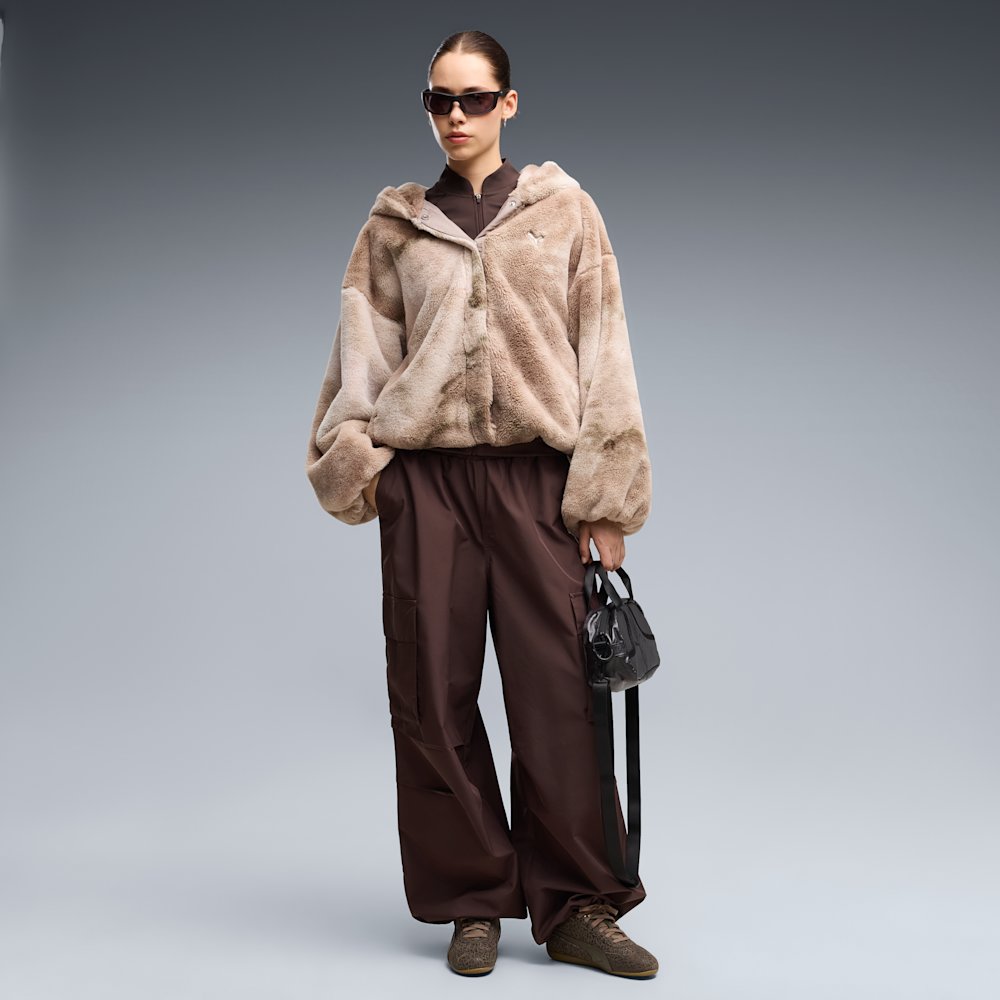 Куртка женская PUMA Street Glam Oversized Fleece