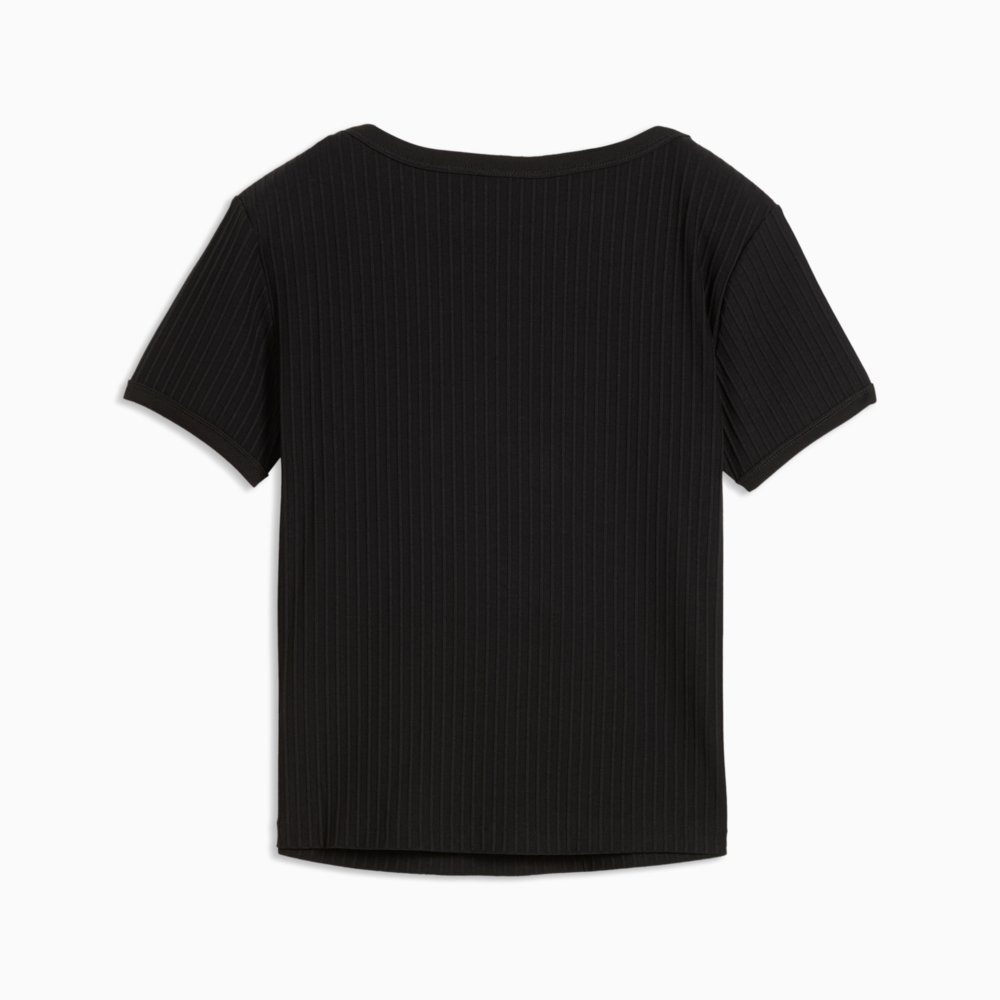 Футболка женская PUMA Essentials Ribbed Slim