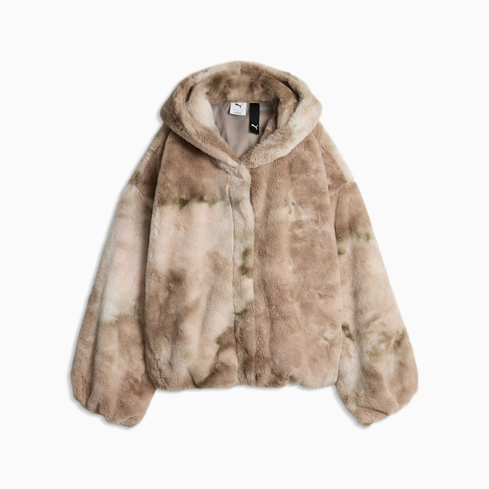 Куртка женская PUMA Street Glam Oversized Fleece