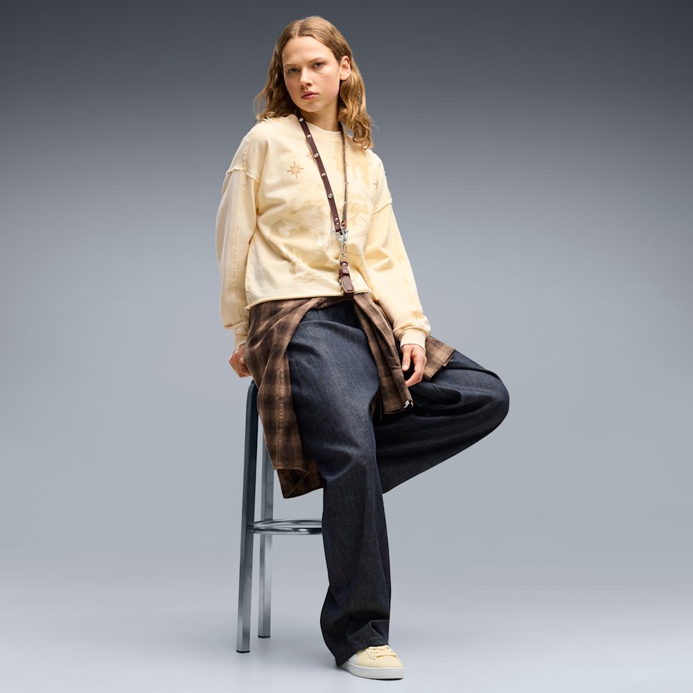 Свитшот женский PUMA Las Vegas Relaxed Crew