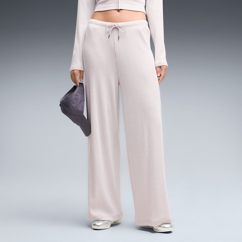 Брюки женские PUMA Essentials Ribbed Wide Leg