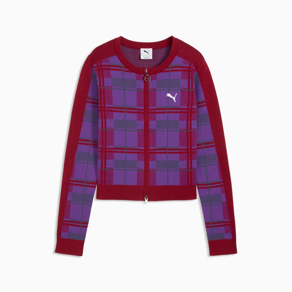 Свитер женский PUMA T7 Tartan Cardigan