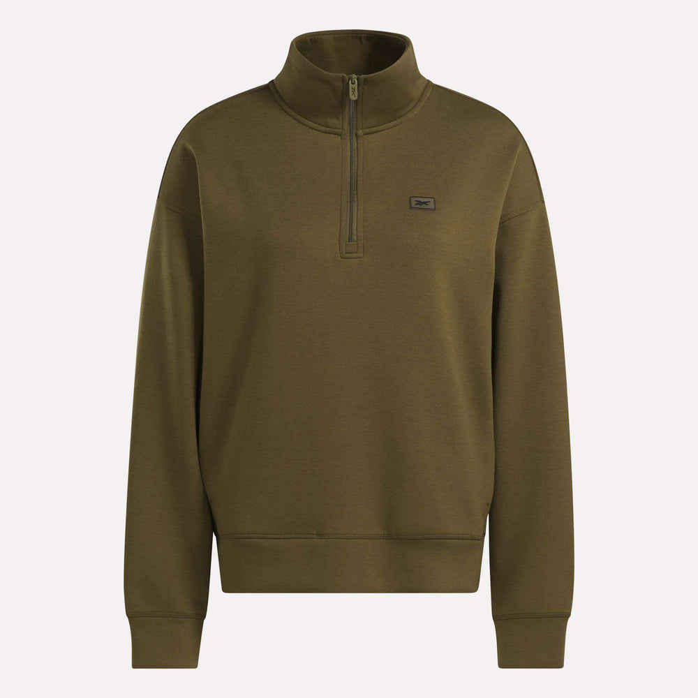 Свитшот женский Reebok Crop Half-Zip