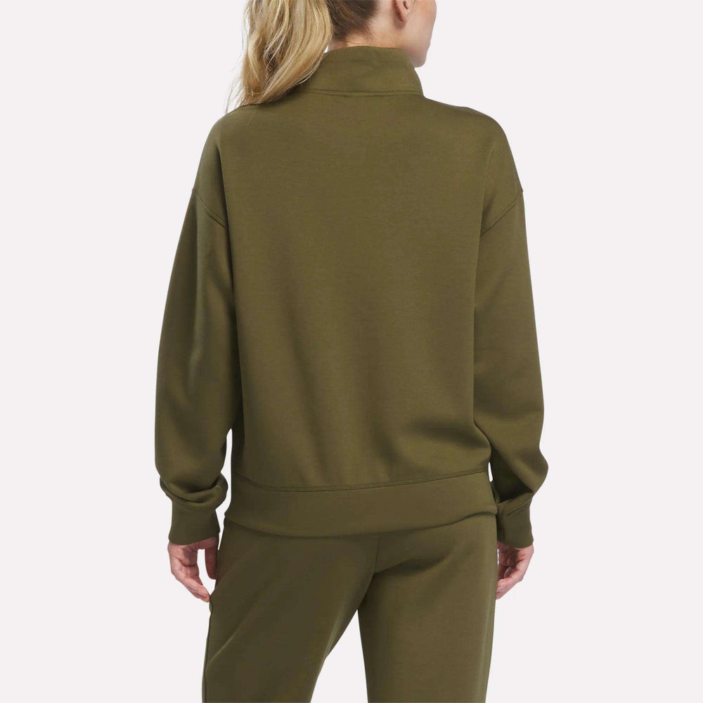 Свитшот женский Reebok Crop Half-Zip