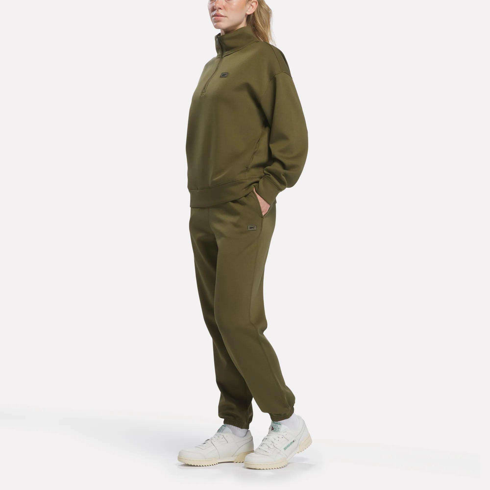 Свитшот женский Reebok Crop Half-Zip