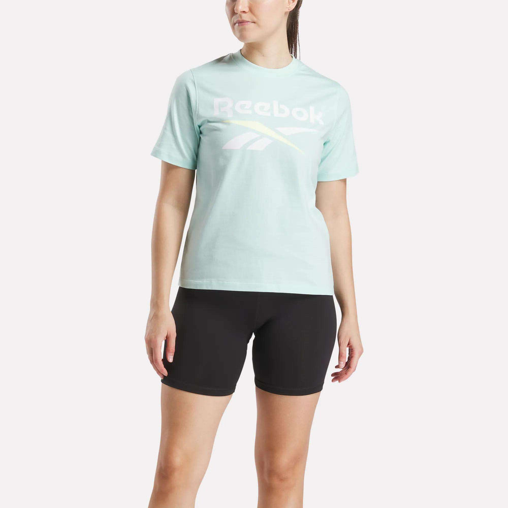 Футболка женская Reebok Two-Color Logo Crew