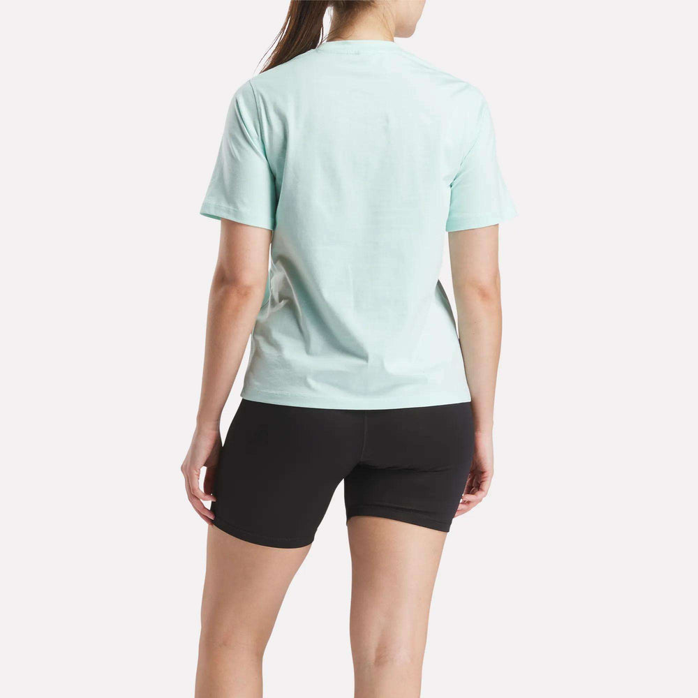 Футболка женская Reebok Two-Color Logo Crew