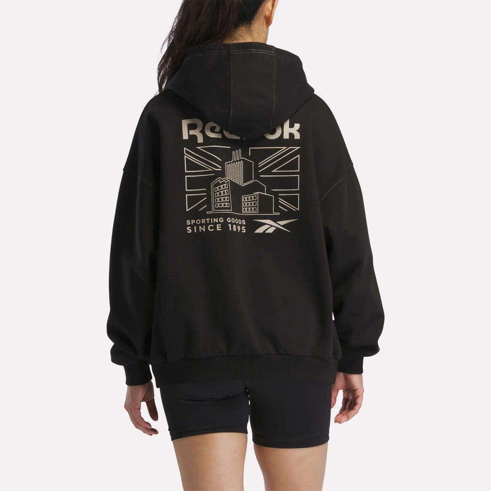 Худи женское Reebok Relaxed Fleece Graphic