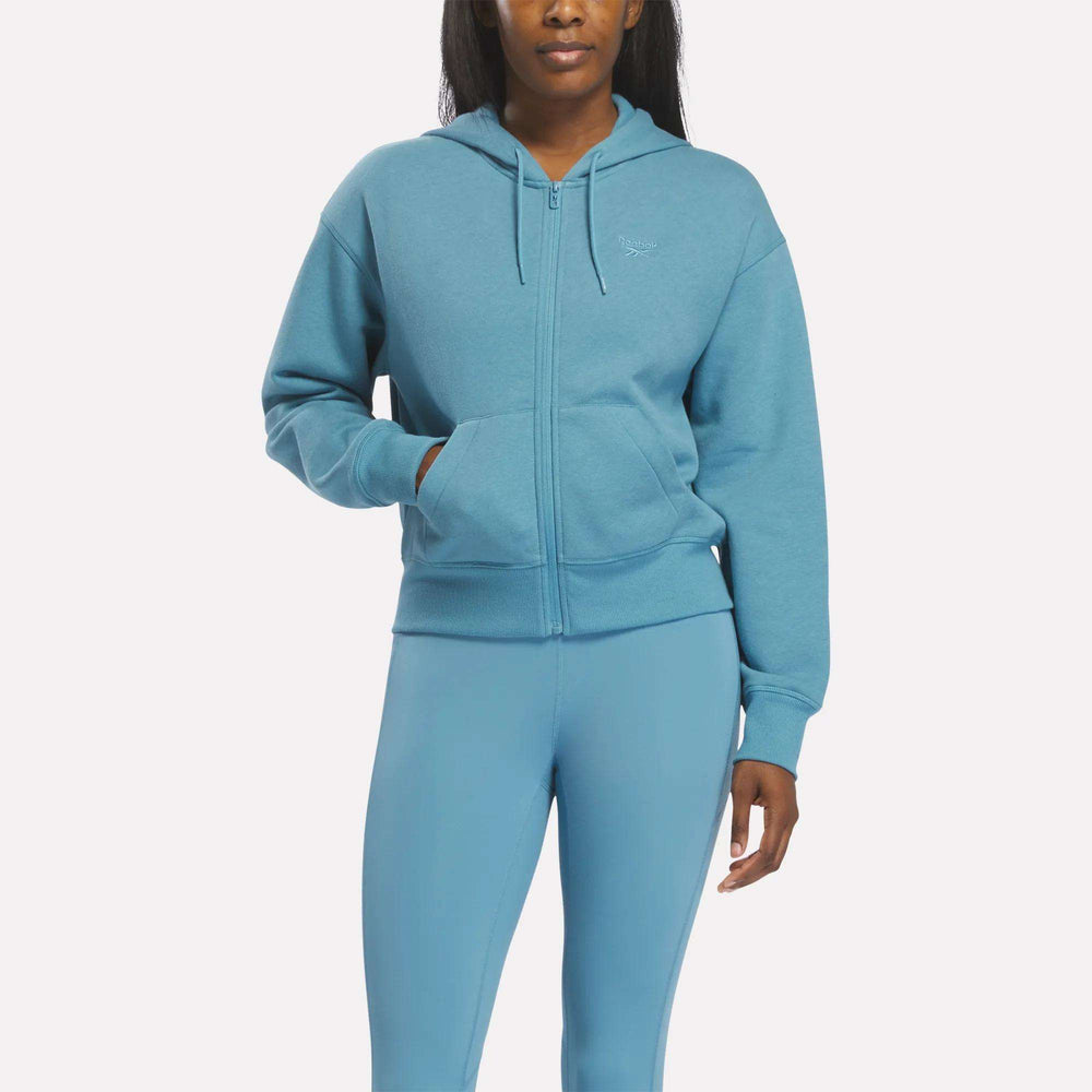 Худи женское Reebok Cropped Full-Zip
