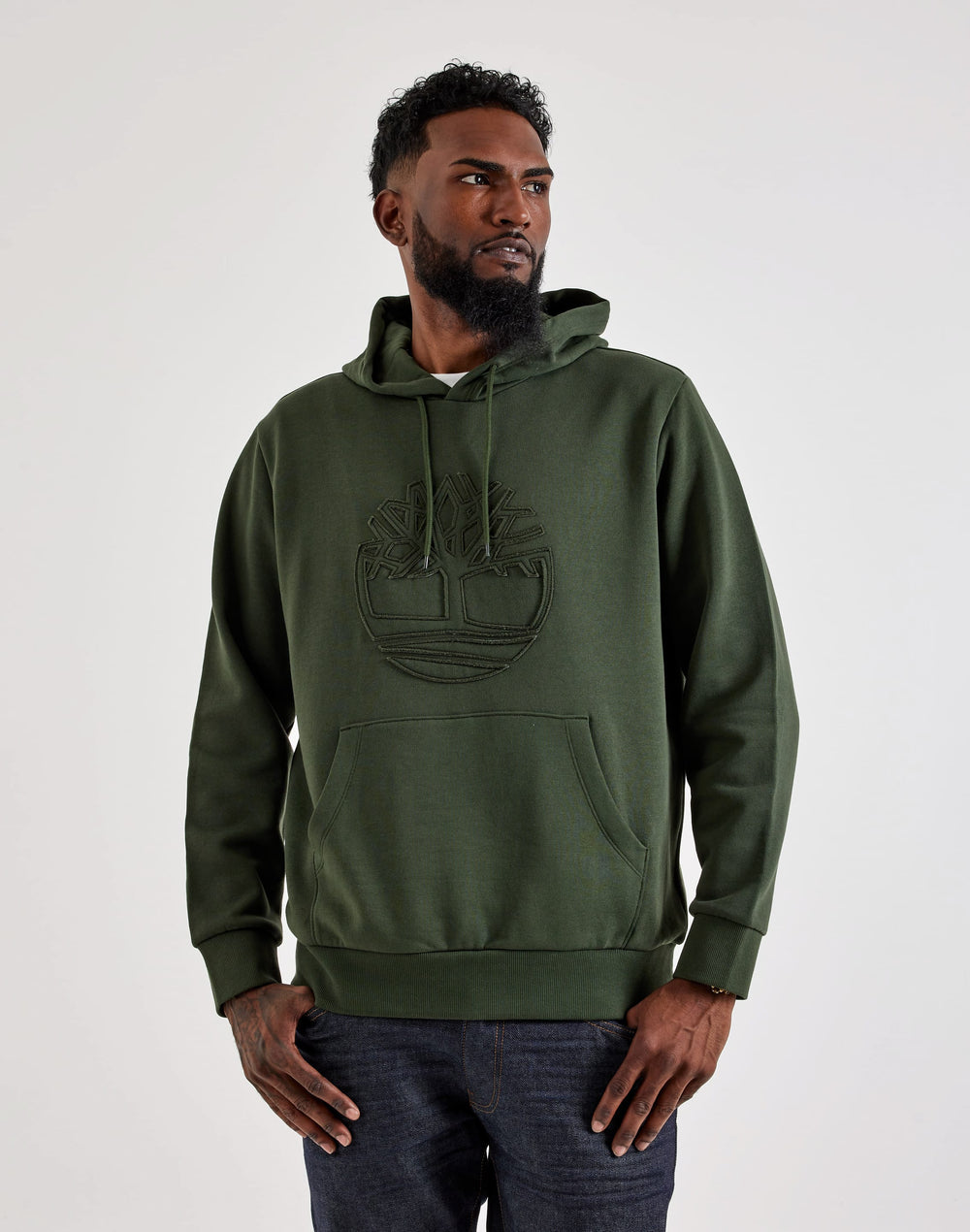 Худи мужское Timberland Tree Logo Patch Fleece