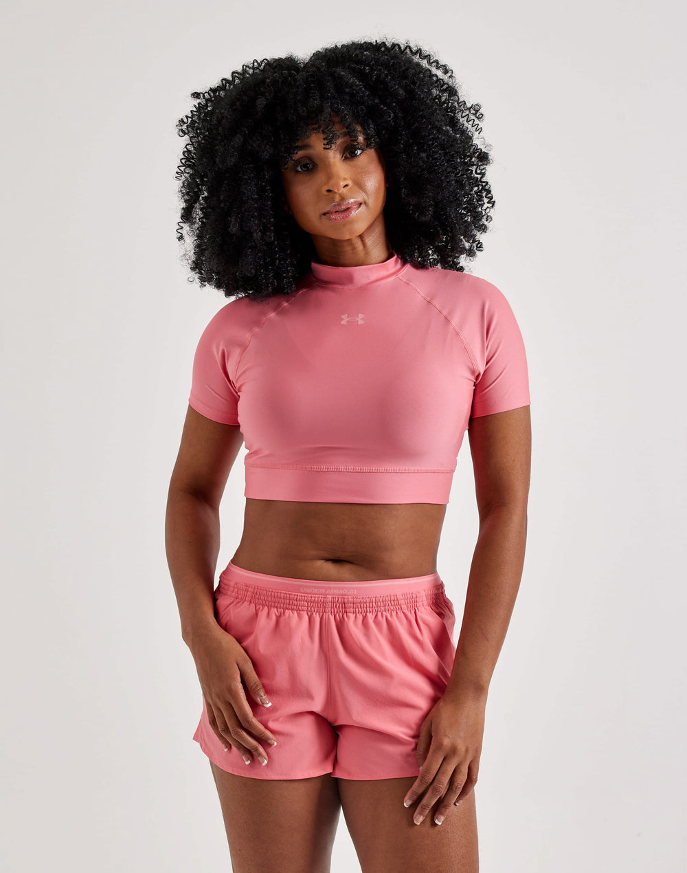 Топ женский Under Armour HeatGear Crop Mock